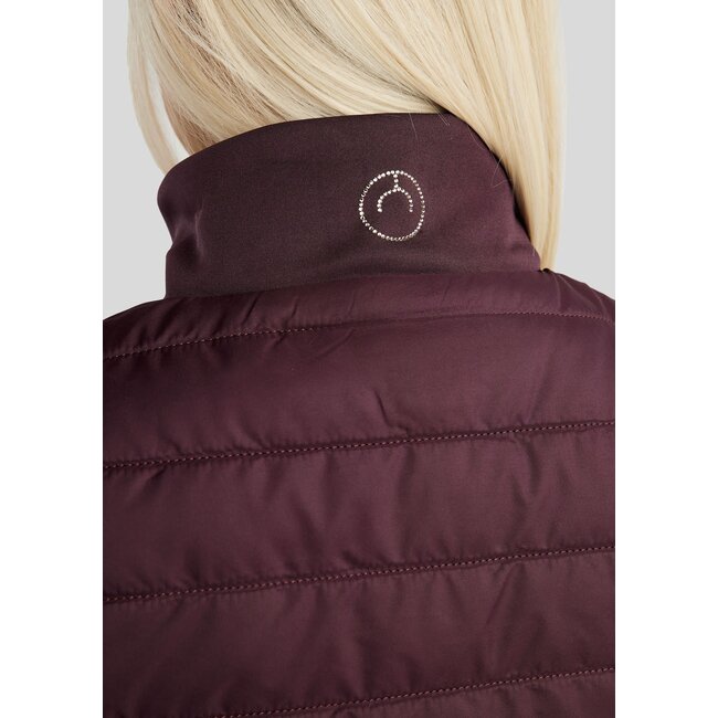 Montar Bodywarmer Caroline Hybrid w. Lasercut and Champagne Crystals