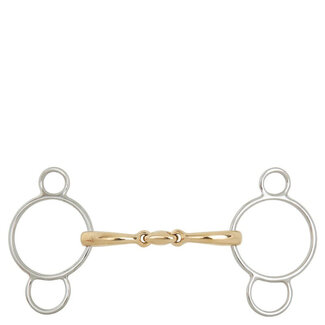 BR Dubbel gebroken Pessoa watertrens Soft Contact 14 mm Ø middelste ring 70 mm