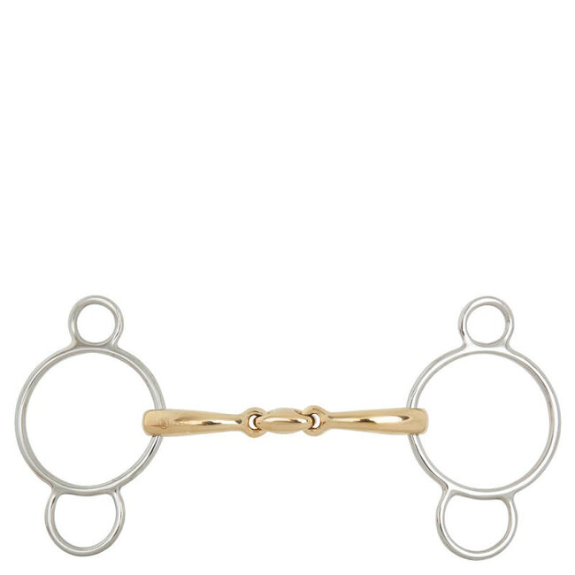 BR Dubbel gebroken Pessoa watertrens Soft Contact 14 mm Ø middelste ring 70 mm