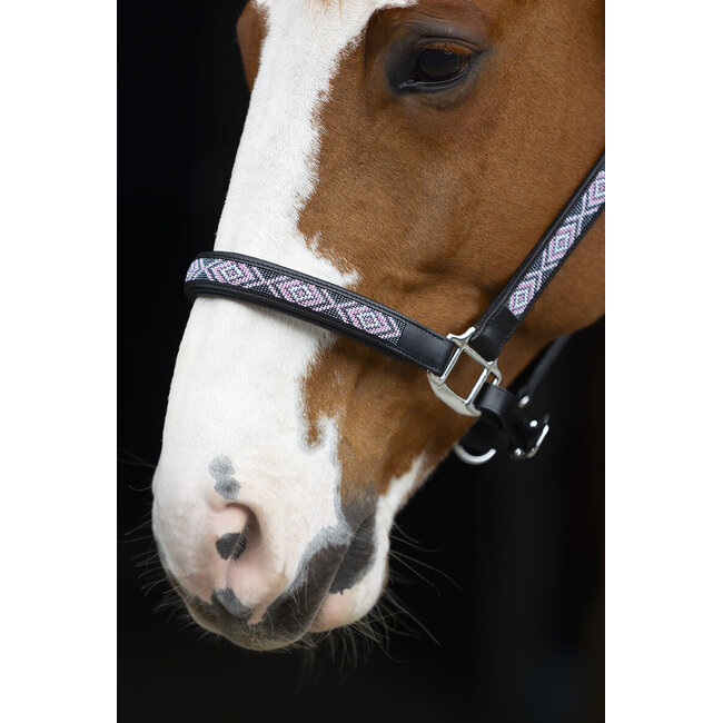 LJ  Leathers Halster Pearl Perfect Pink
