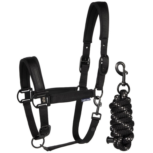 Harry's Horse Halsterset Black Edition