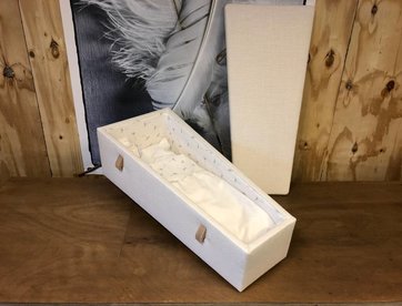 Hout - Ecru zacht 45 cm