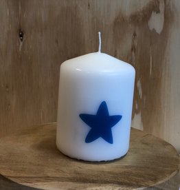 Kaarsje Ster Blauw