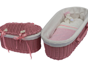 Riet - Cable Roze in 30 cm