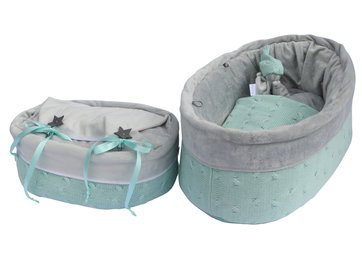 Gebreid Cable  Mint -25 cm