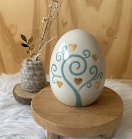 Urn met hartjesboom