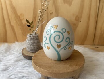 Urn met hartjesboom