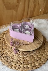 Waxinelichthouder -  Hout Hart