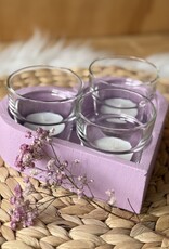 Waxinelichthouder -  Hout Hart