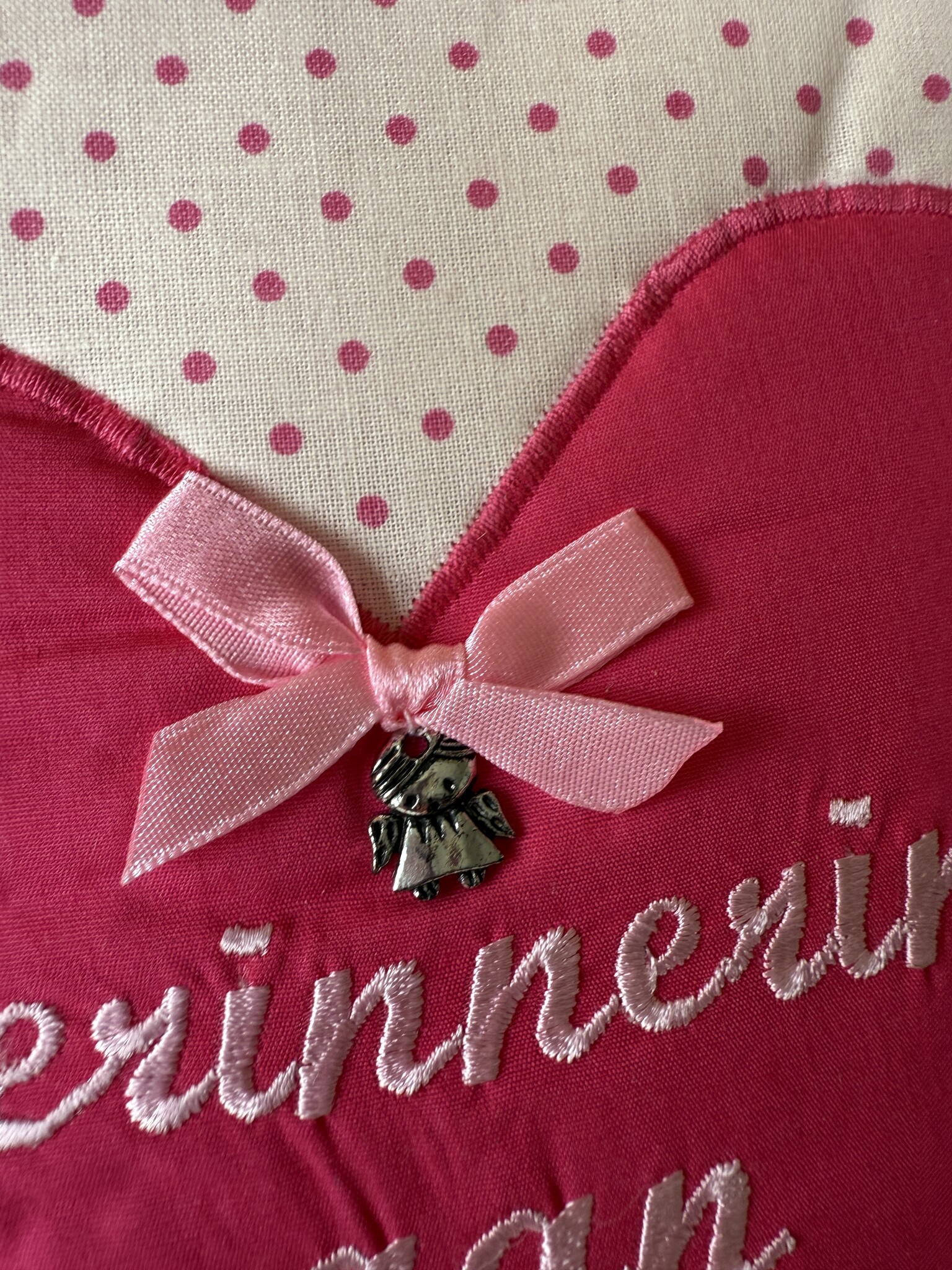 Herinneringsboek roze stip