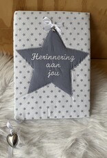 Herinneringsboek grijze ster
