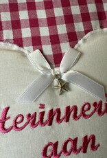 Herinneringsboek fuchsia ruit