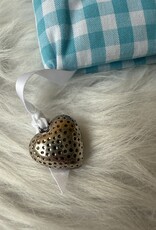 Herinneringsboek turquoise ruit