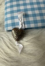 Herinneringsboek blauw ruit