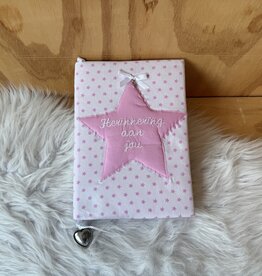 Herinneringsboek roze ster