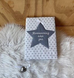 Herinneringsboek grijze ster