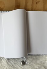 Herinneringsboek turquoise ruit