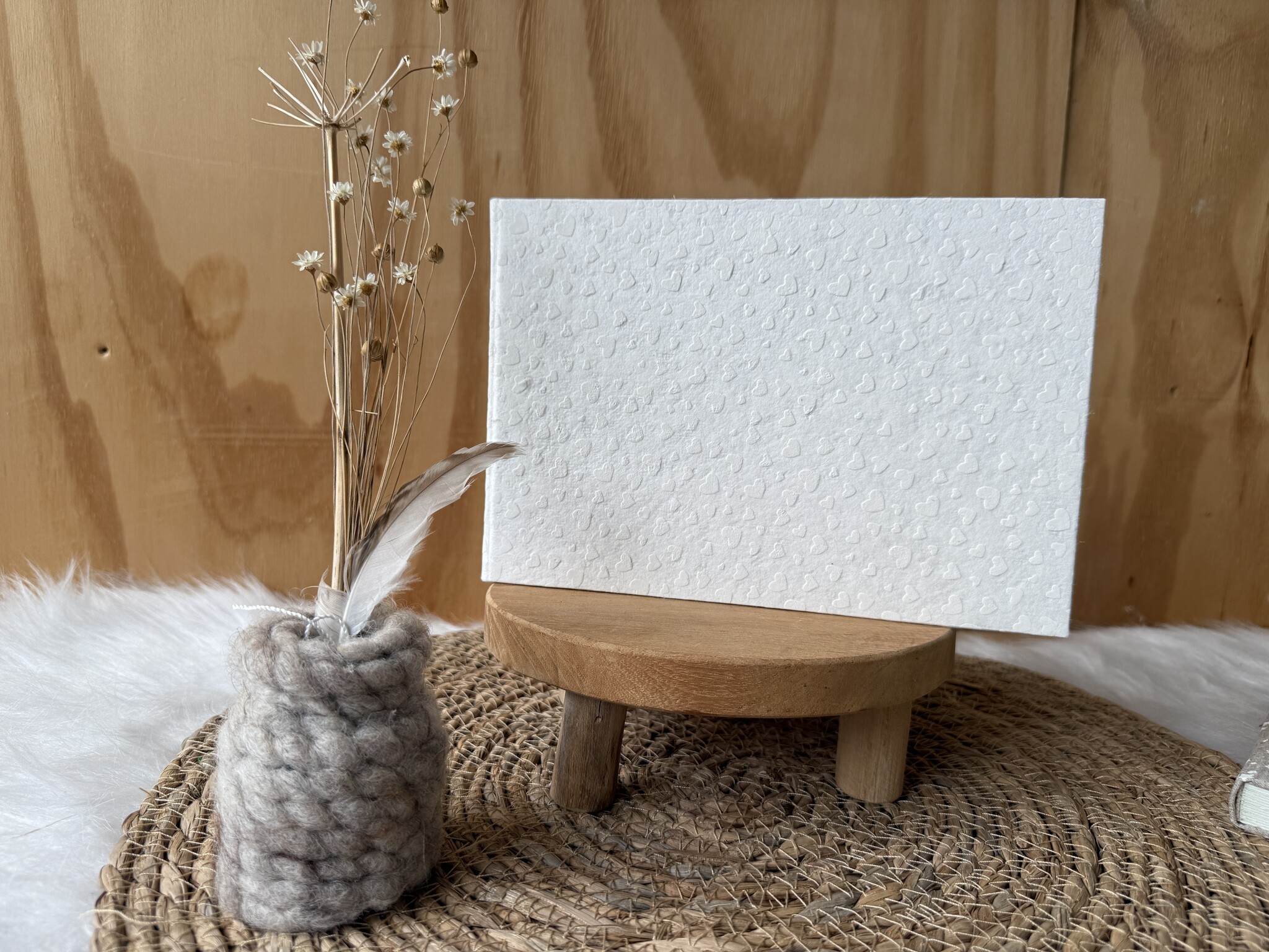 Condoleanceboekje Hartjes