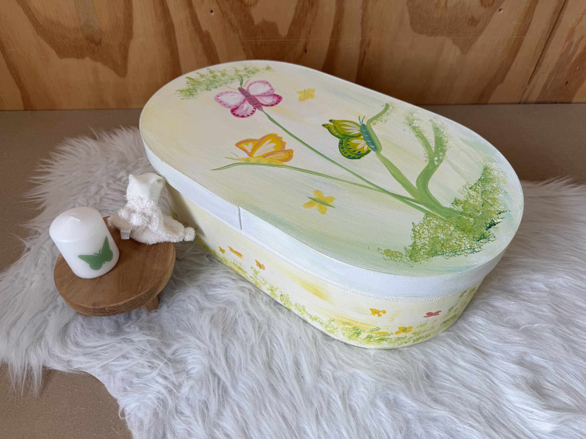 Houten Metafoor - Vlinder g