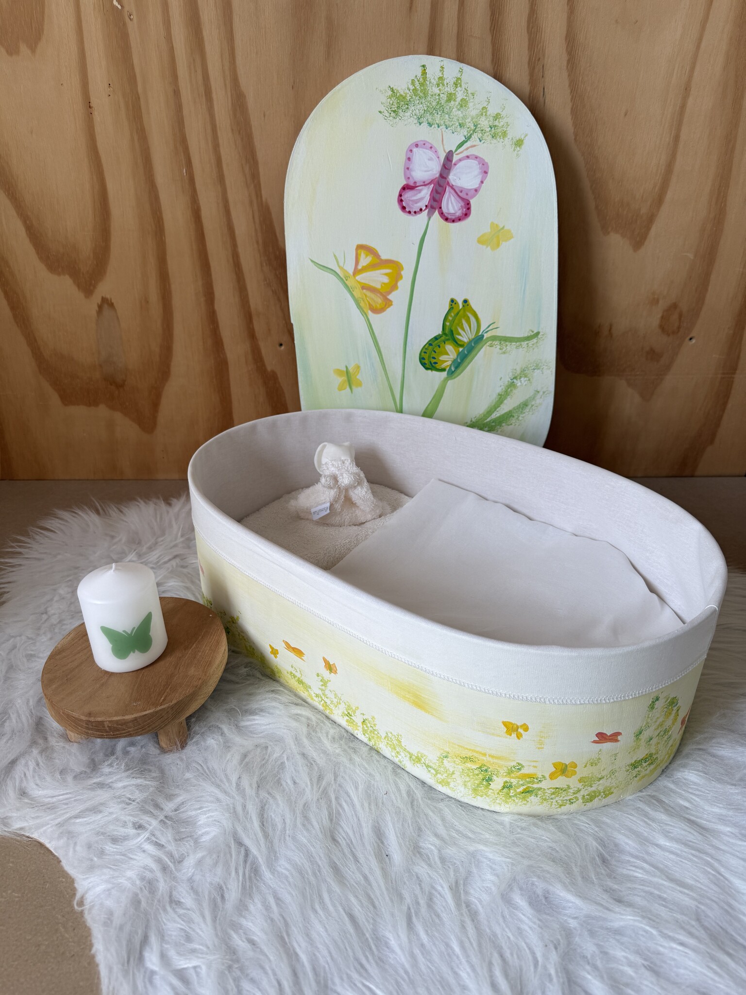 Houten Metafoor - Vlinder g