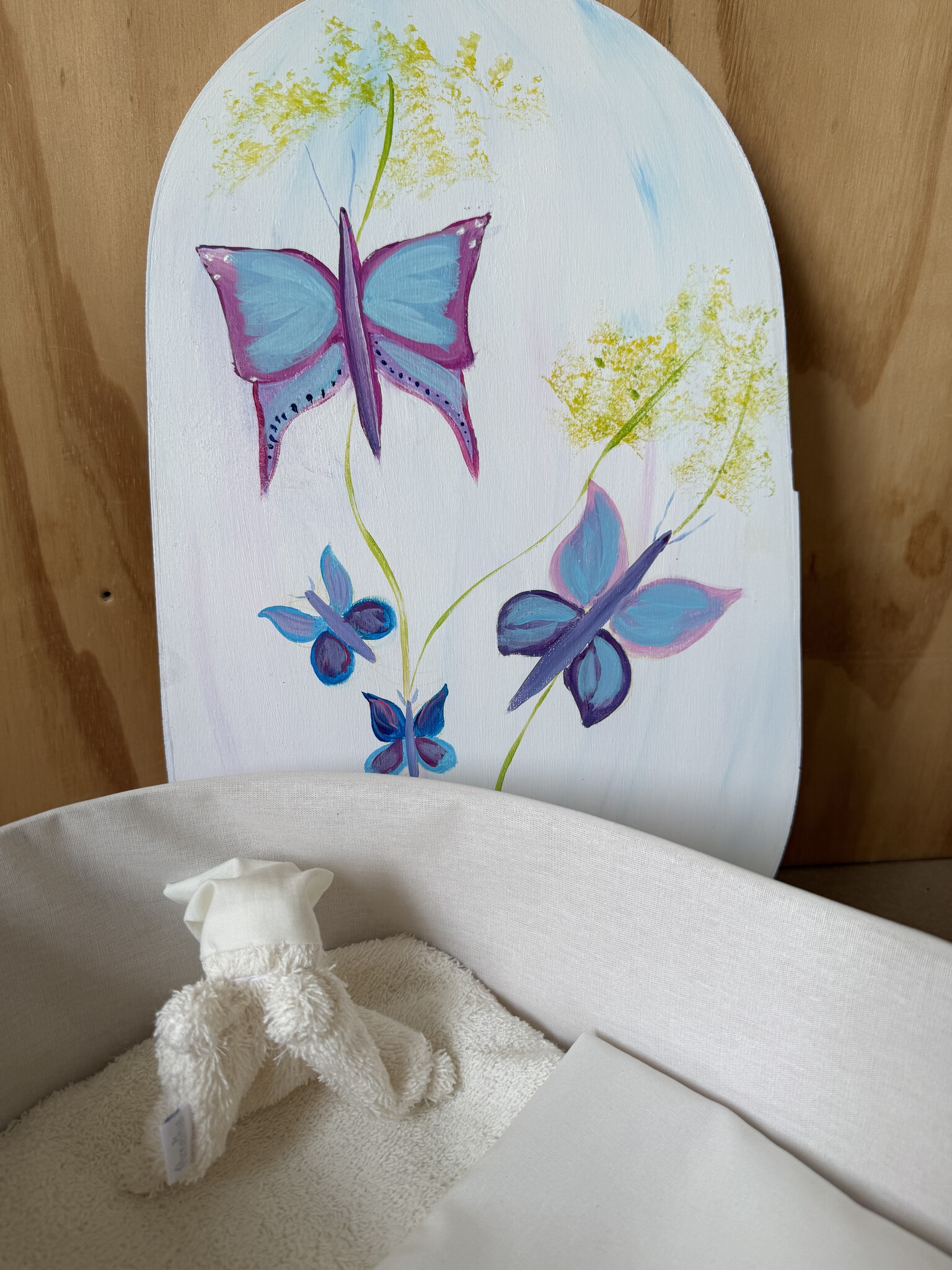 Houten Metafoor - Vlinder b