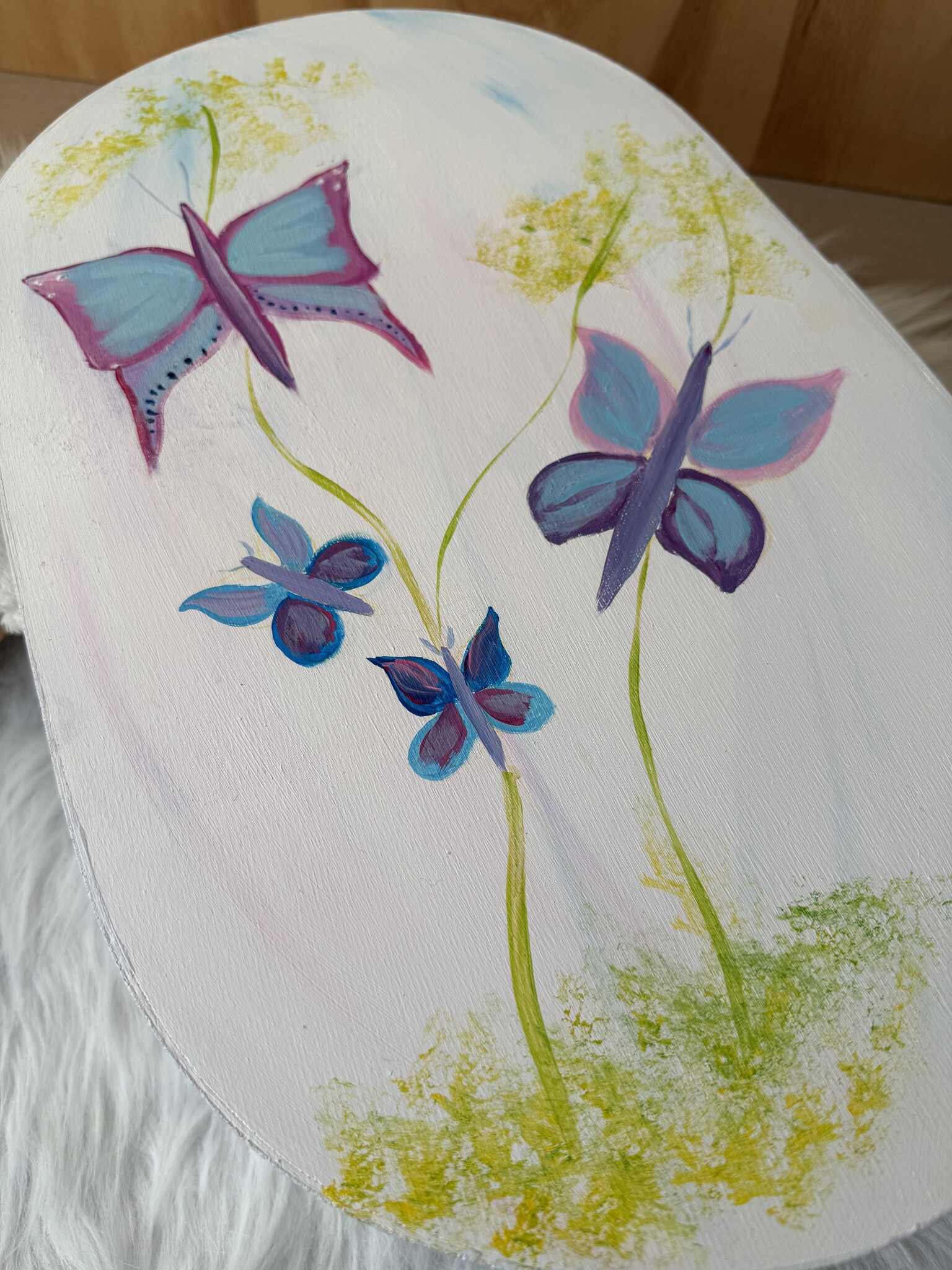 Houten Metafoor - Vlinder b