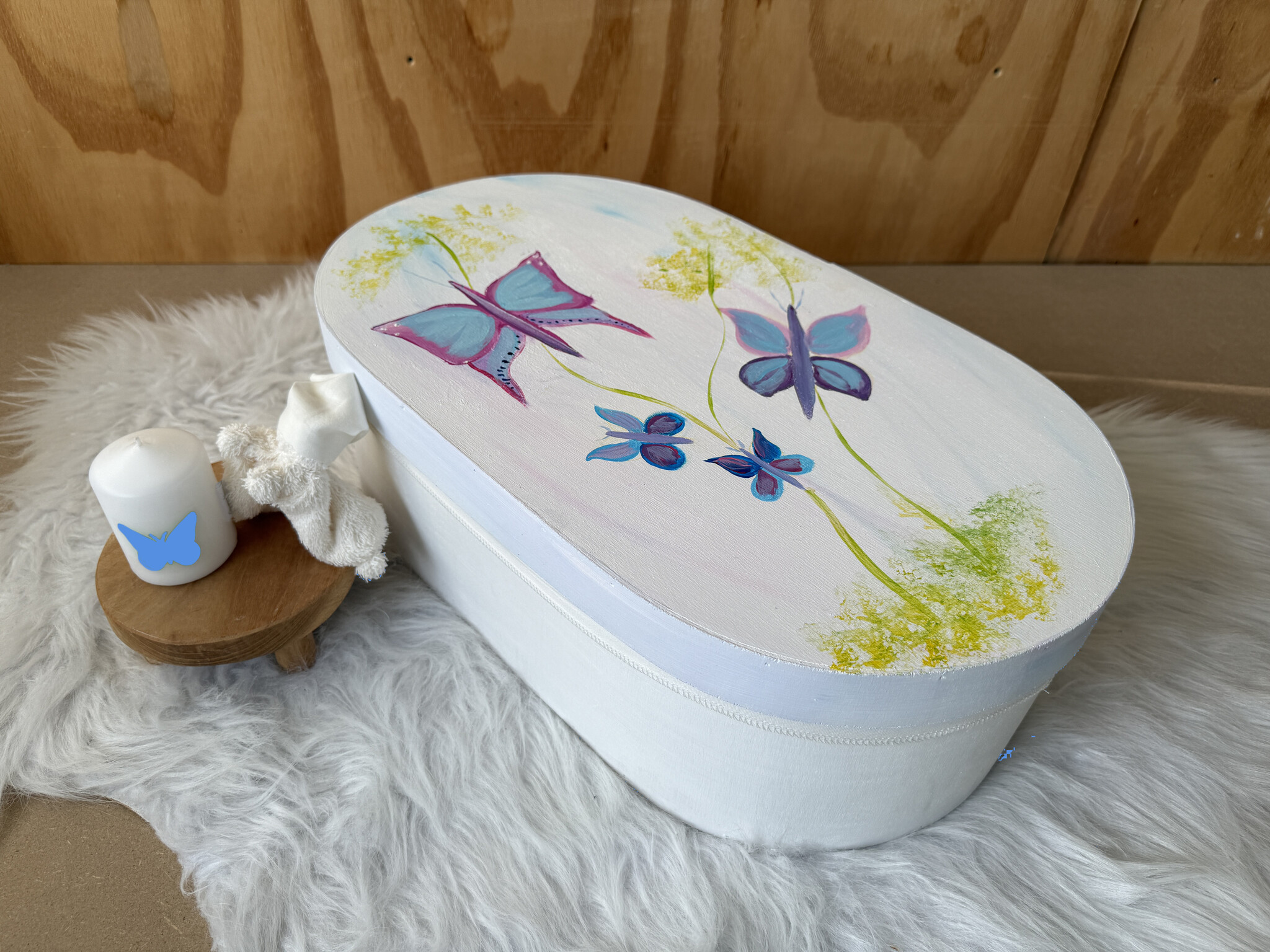 Houten Metafoor - Vlinder b