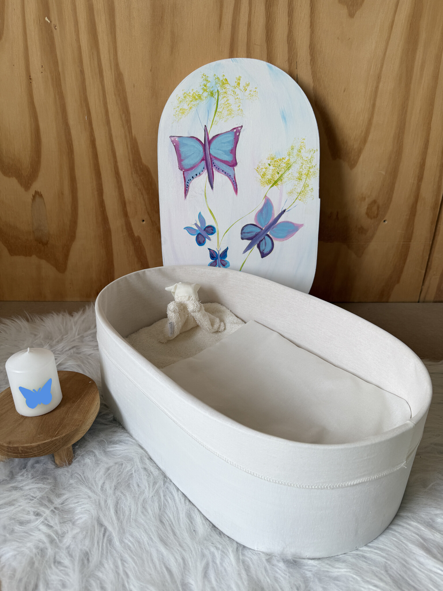 Houten Metafoor - Vlinder b