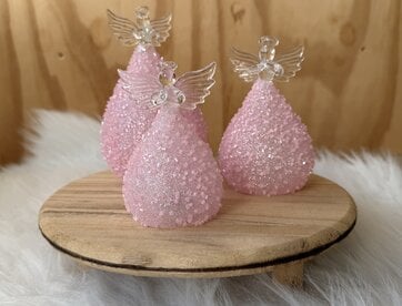 Glazen Engel Lichtroze