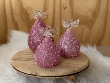 Glazen Engel Roze
