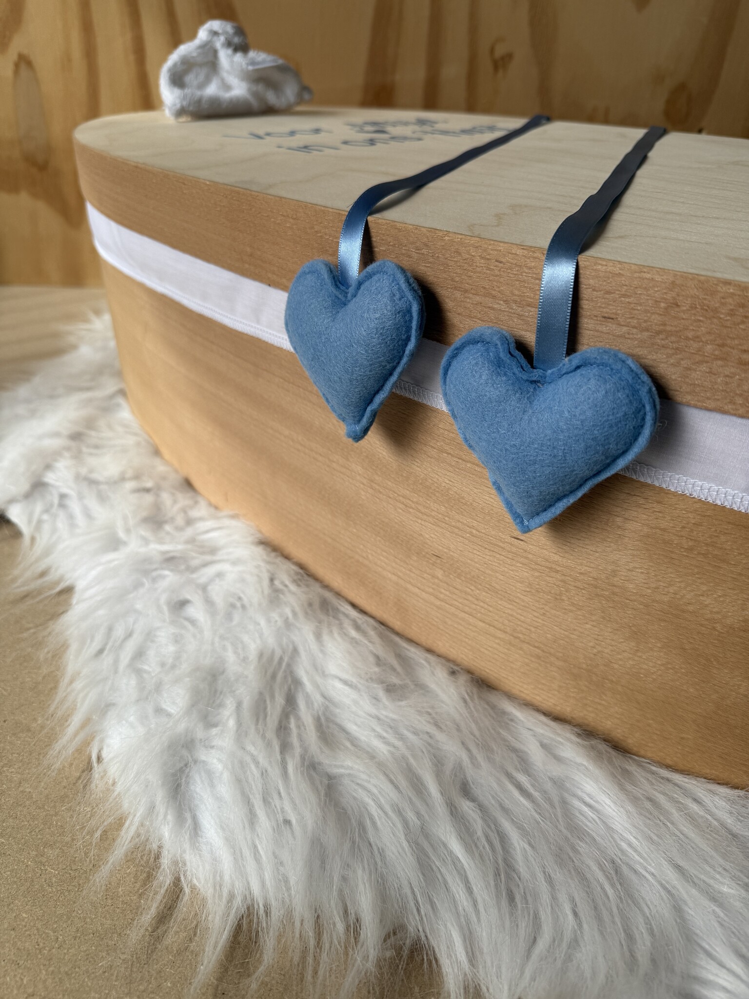 Houten kistje Cistella Blauw