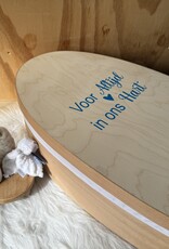 Houten kistje Cistella Blauw