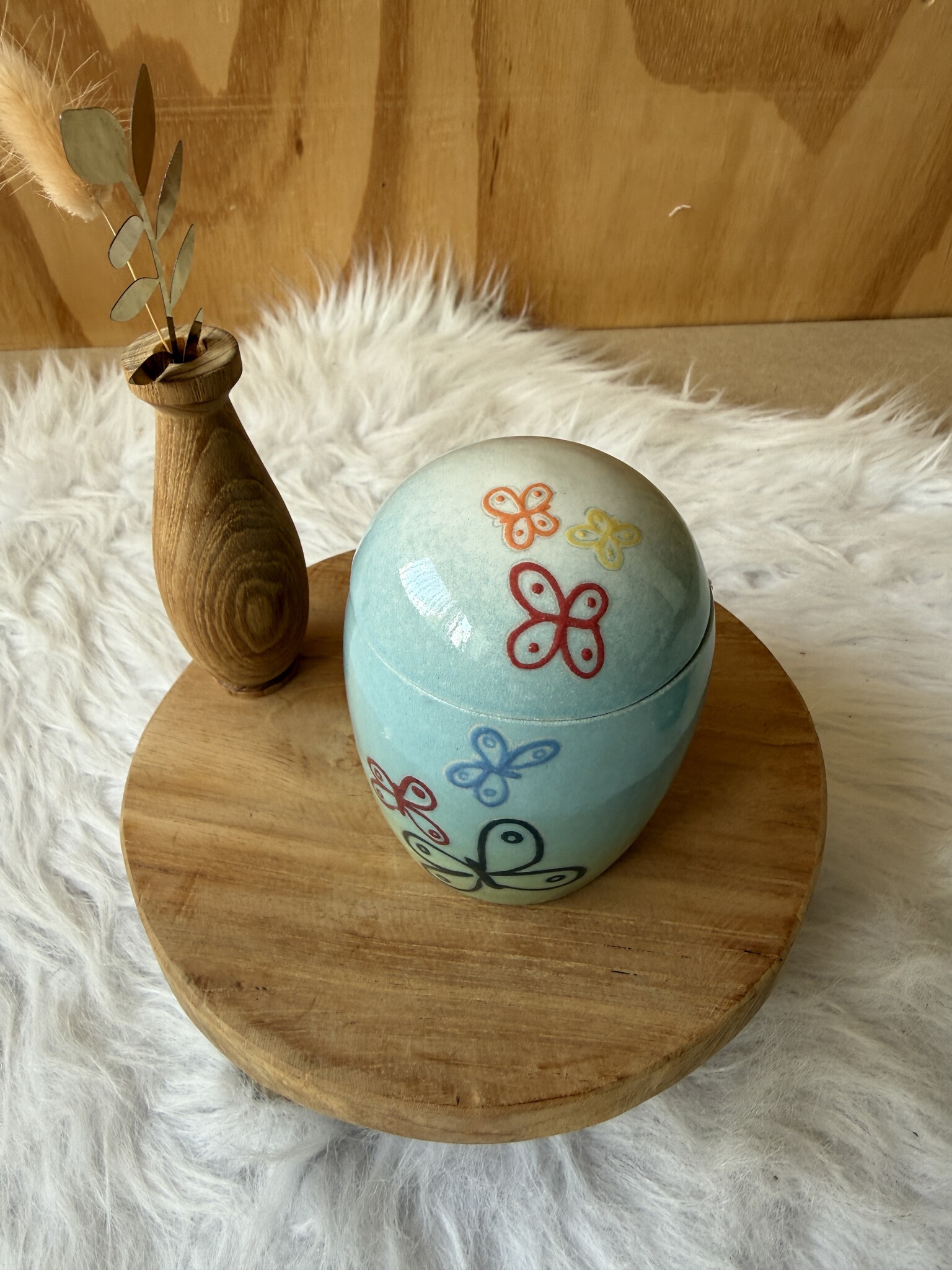 Urn Gekleurde vlinders