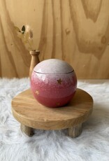 Urn Wit en rood met gouden sterren