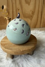Urn Lichtblauw met maantjes