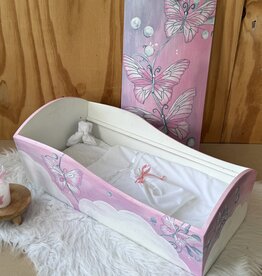 Hout - Stil  Roze Vlinder