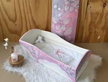 Hout - Stil  Roze Vlinder