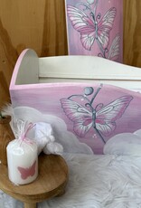 Hout - Stil Roze Vlinder