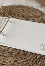 Condoleanceboekje Vlinder Ringband