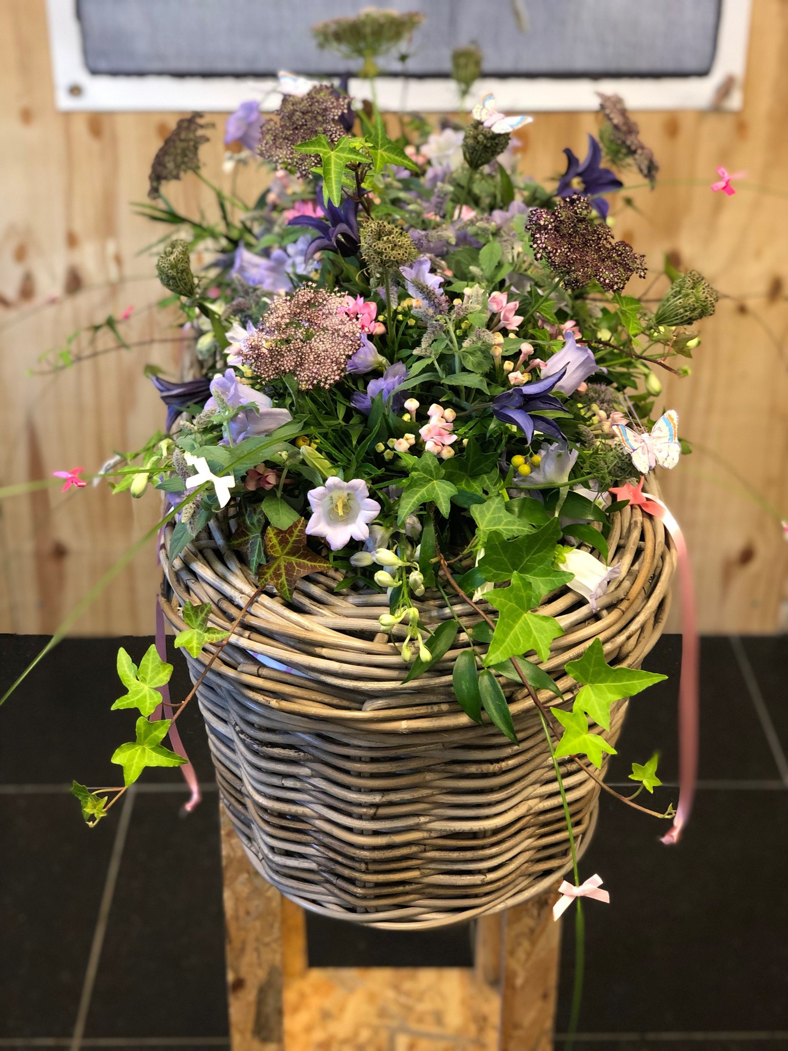 Grijs Rotan - Geranium