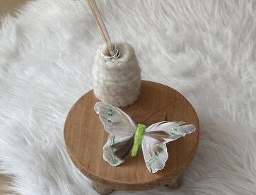 Vlindertje Groen 13 cm