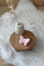 Vlindertje Lichtroze 9 cm