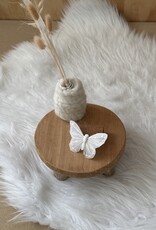 Vlindertje Wit 9 cm