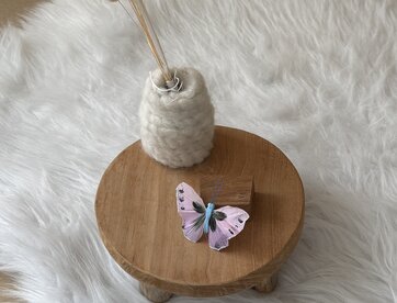 Vlindertje Lila en Blauw 7 cm