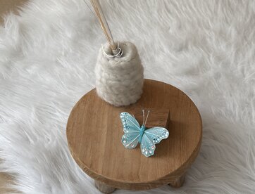 Vlindertje Aqua 7 cm