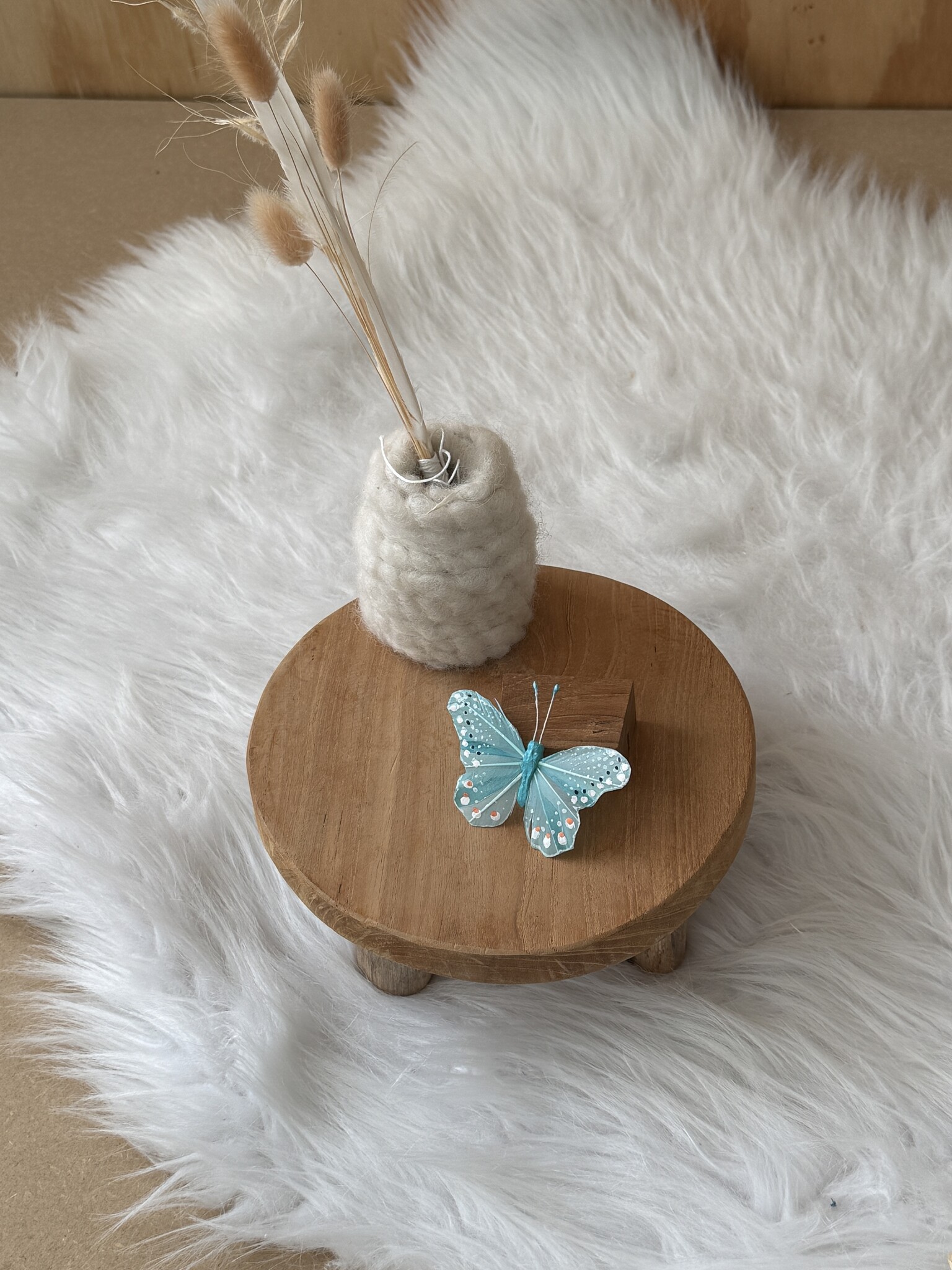 Vlindertje Aqua 7 cm
