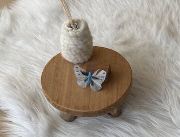 Vlindertje Blauw 7 cm