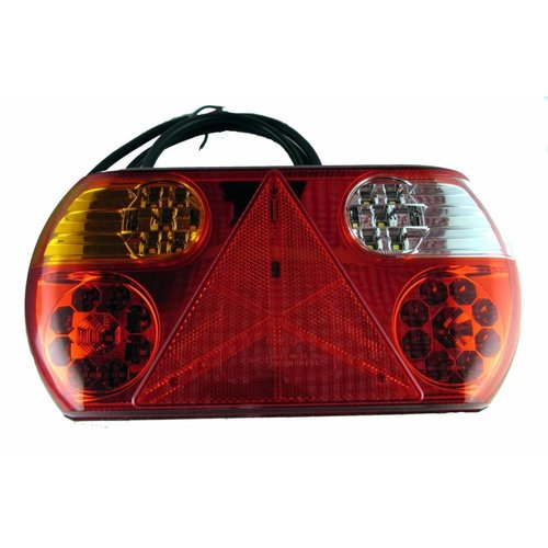 Led achterlicht met driehoek links Led achterlicht met driehoek links