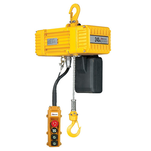 Delta Elektrische kettingtakel 230 volt 120 kg 3 meter Delta Elektrische kettingtakel 230 volt 120 kg 3 meter