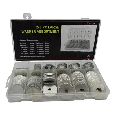 Barntools Assortimentsdoosje ringen carrosserie 240 dlg.